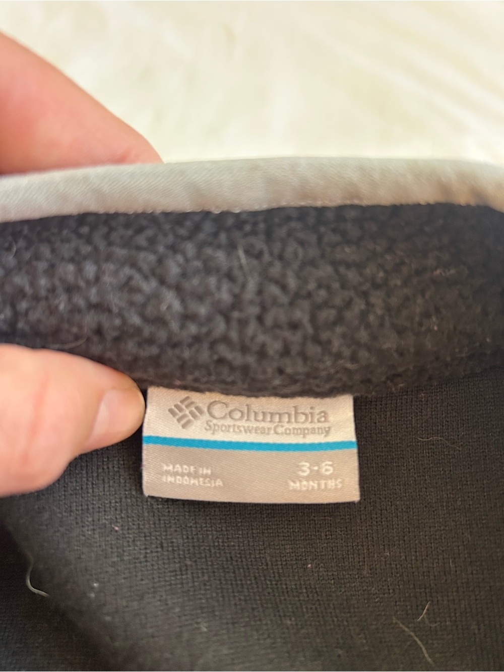 Columbia Black Fleece One-Piece Coverall with Light Gray Trim - Picture 2 of 2